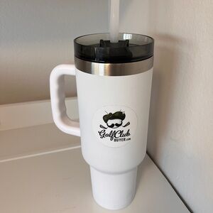 New Ozark Trail 40 OZ Double Wall Tumbler with Straw and Golferman Logo